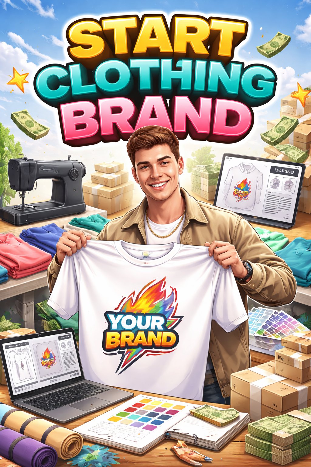 Start Clothing Brand Business