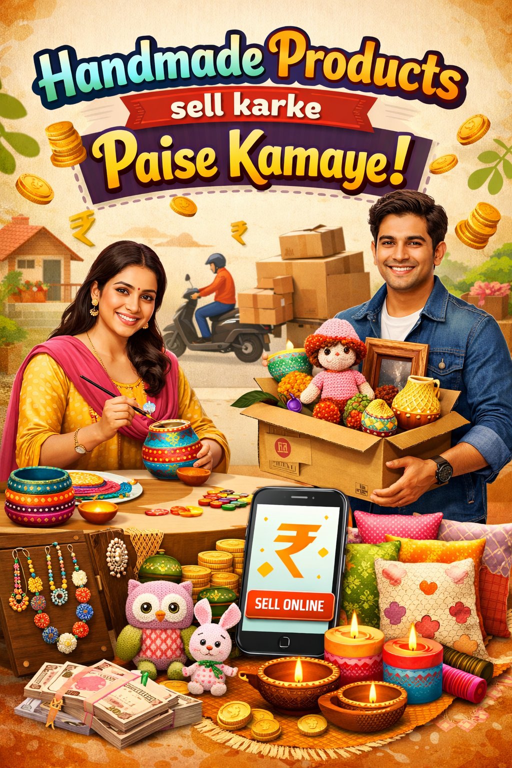 Earn From Selling Handmade Products